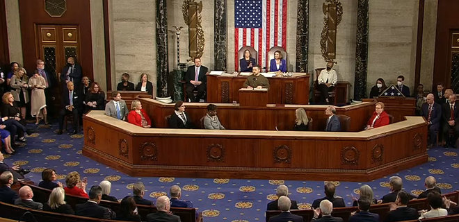 Зеленський виступить у Сенаті США та проведе зустріч із фракціями обох партій – ЗМІ - Фото
