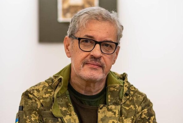 Як військовий та художник Олег Базилевич бачить війну в Україні