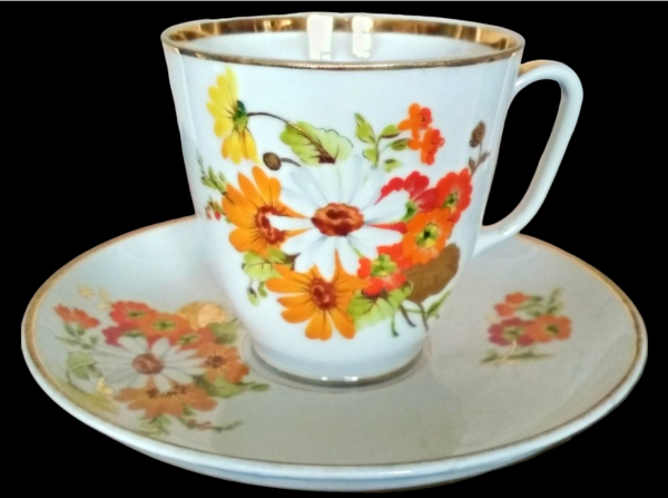 П. Щербонос. Чайна пара «Букет". Баранівський ФЗ. 1960 1