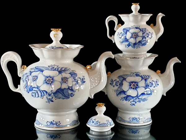 В. Шевченко. Набір чайників «Мальви». Сумський ФЗ. 1980 1