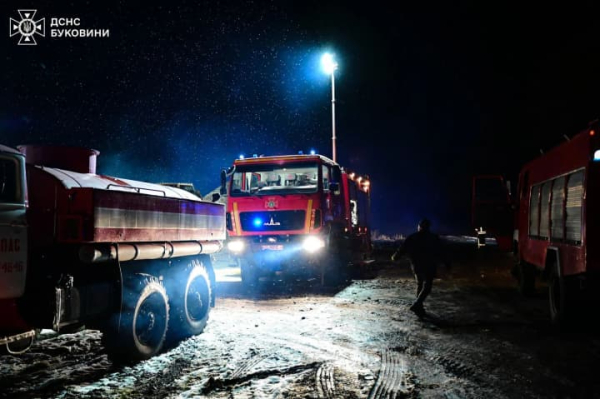На Буковині сталася масштабна пожежа на птахофермі: згоріли п'ять тисяч курей