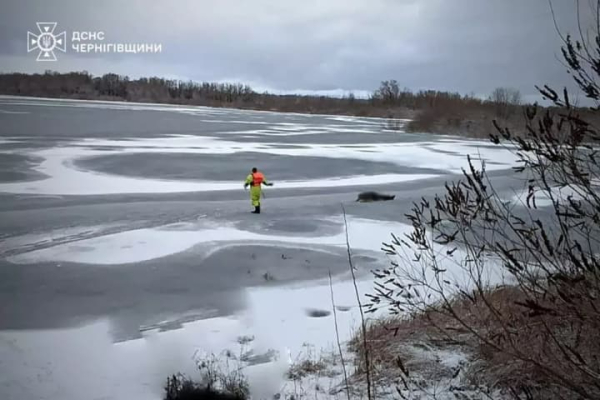 Чоловік загинув, провалившись під лід на Чернігівщині