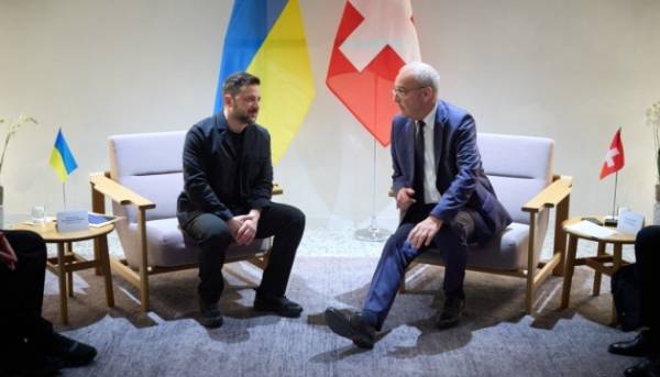 Зеленський у Женеві провів зустріч з головою Швейцарії
