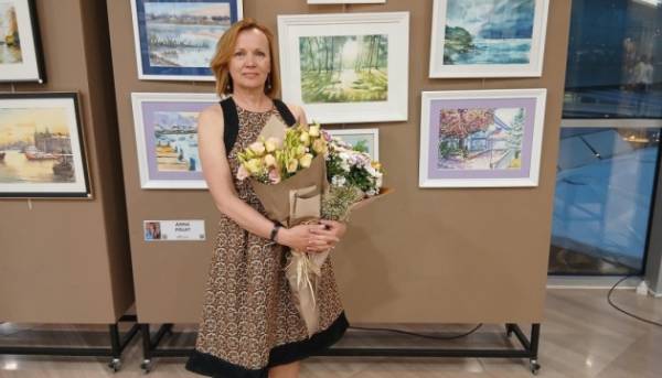 Художниця Анна Полат презентувала на виставці в Анкарі краєвиди української природи